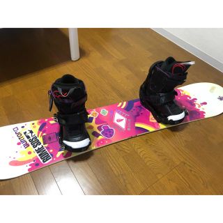 ROME JETT 143 とBurton custom バインセット