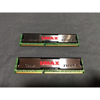 UMAX DDR3メモリ 8GB (PCパーツ)