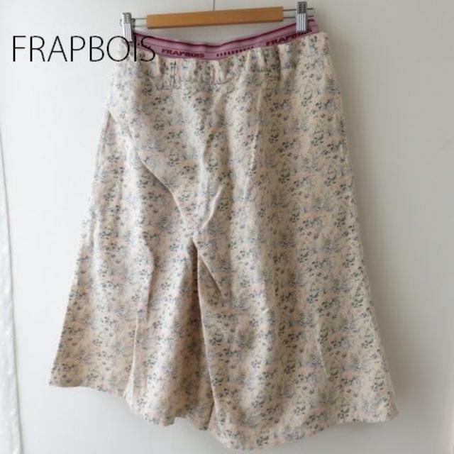 FRAPBOIS(フラボア)のFRAPBOIS フラボア綿麻　ハーフパンツ　ウエストゴム レディースのパンツ(ハーフパンツ)の商品写真