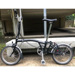 ブロンプトン(BROMPTON)の2019ブロンプトンM3L最新モデル美品ブラック本日までクーポン利用で3%OFF(自転車本体)