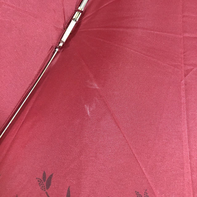 レディース傘 雨傘 折りたたみ ワインレッド レディースのファッション小物(傘)の商品写真