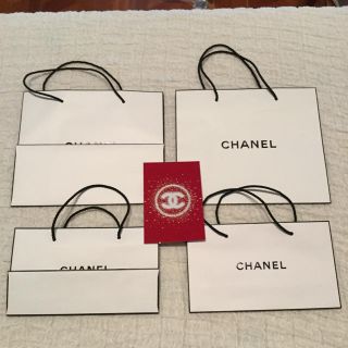 シャネル(CHANEL)のCHANEL シャネル ショップ袋 中2 小 2おまけ付き(ショップ袋)