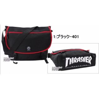 スラッシャー(THRASHER)の新品未使用 スラッシャー ショルダーバッグ THRASHER メッセンジャー(メッセンジャーバッグ)