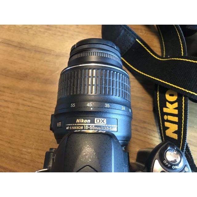 Nikon(ニコン)のNikon D60 ダブルズームキット スマホ/家電/カメラのカメラ(デジタル一眼)の商品写真