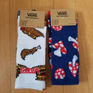 ヴァンズ(VANS)のVANS TRIBE CREW SOCKS バンズ ソックス　きのこ　肉(ソックス)