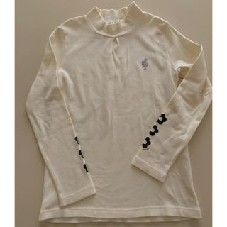 ニットプランナー(KP)のKPニットプランナー 長袖カットソー （袖お花）オフホワイト １４０(Tシャツ/カットソー)