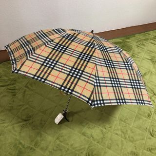 新品未使用 レディース傘 雨傘 折りたたみ チェック(傘)