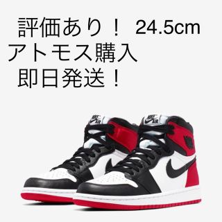 ナイキ(NIKE)のウィメンズ エア ジョーダン BLACK TOE つま黒 air jordan(スニーカー)