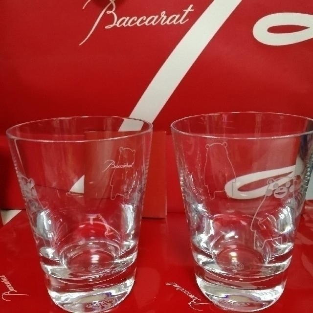 Baccarat バカラ くまモン グラス