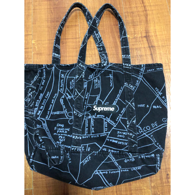 supreme denim tote