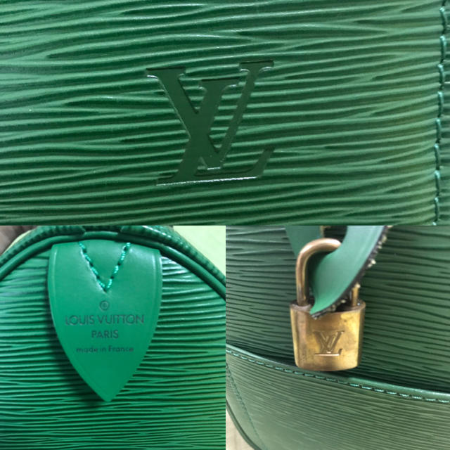 LOUIS VUITTON エピ 緑 バッグ　25 1