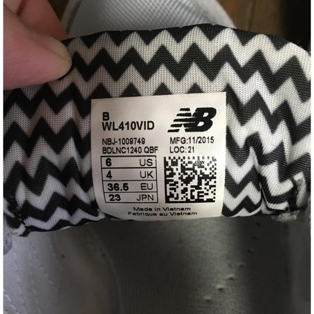 New Balance(ニューバランス)のニューバランス410  23.0cm 中古品 レディースの靴/シューズ(スニーカー)の商品写真