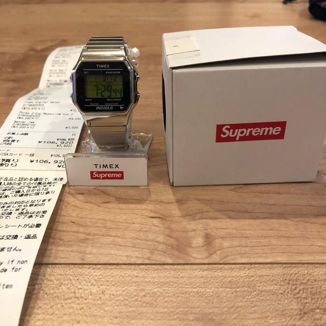 Supreme(シュプリーム)の supreme timex silver 新品未使用 メンズの時計(腕時計(デジタル))の商品写真