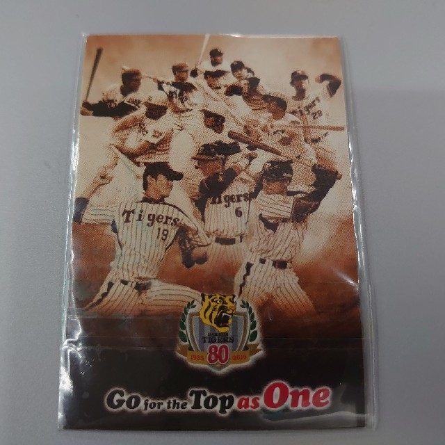 阪神タイガース×ビックリマン コラボステッカー　バースゼウス スポーツ/アウトドアの野球(記念品/関連グッズ)の商品写真