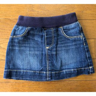 オールドネイビー(Old Navy)のパンツ付きデニムスカート 80-90(スカート)