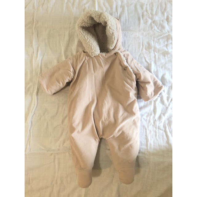 Bonpoint(ボンポワン)のmonbebe 2018aw corduroy baby jumpsuit キッズ/ベビー/マタニティのベビー服(~85cm)(ジャケット/コート)の商品写真