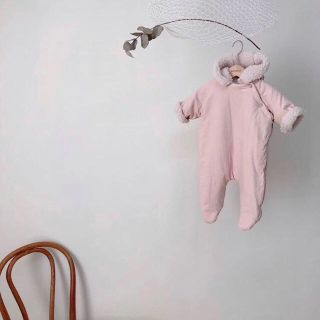 ボンポワン(Bonpoint)のmonbebe 2018aw corduroy baby jumpsuit(ジャケット/コート)