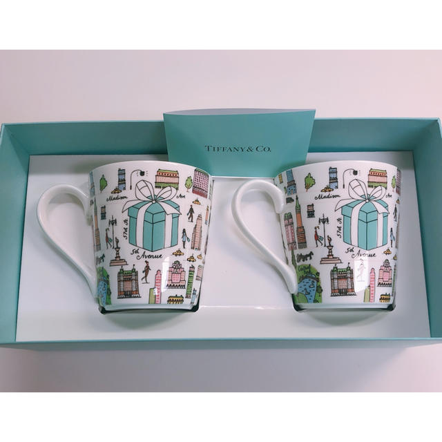 Tiffany ペア♡マグカップ 未使用品 5th アベニュー