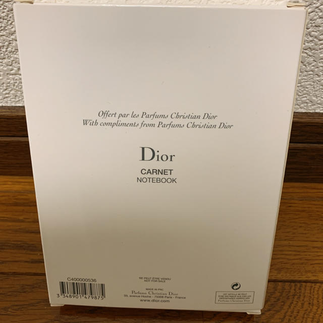 Dior(ディオール)のDior ディオール ノート インテリア/住まい/日用品の文房具(ノート/メモ帳/ふせん)の商品写真