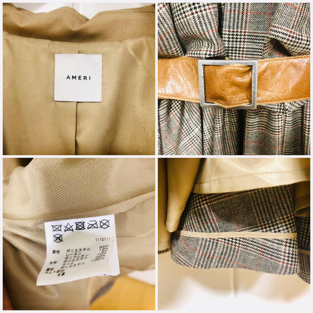 カテゴリ Ameri VINTAGE - Ameri VINTAGE BALLOON CHECK GATHER JKの