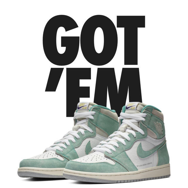 スニーカーAir Jordan 1 Retro High OG ”Turbo Green