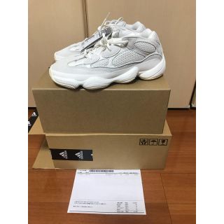 アディダス(adidas)の最終値下げ yeezy500 bone white 28センチ 国内正規品(スニーカー)