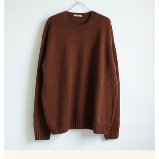 AURALEE 18aw UNEVEN WOOL CORD KNIT PO(ニット/セーター)