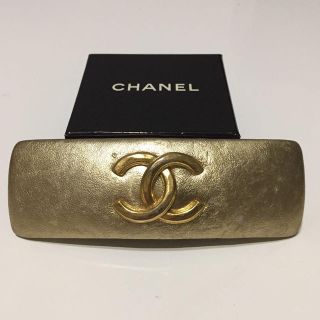 シャネル(CHANEL)のシャネル確実正規品ゴールドバレッタ(バレッタ/ヘアクリップ)