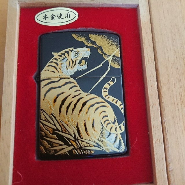 ZIPPO 本金 蒔絵 虎