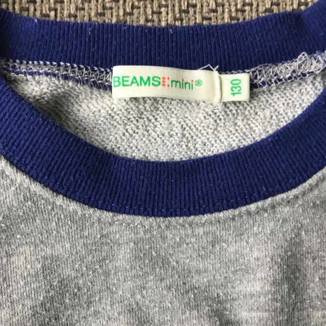 BEAMS(ビームス)のBEAMS mini スゥエット 130cm キッズ/ベビー/マタニティのキッズ服男の子用(90cm~)(Tシャツ/カットソー)の商品写真