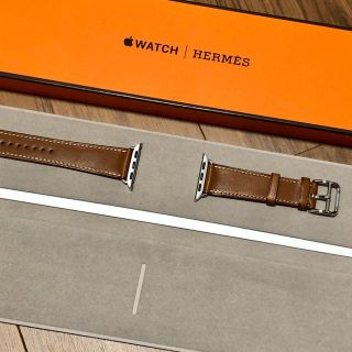 エルメス(Hermes)の(bonjour様専用) AppleWatch HERMES シンプルトゥール(レザーベルト)