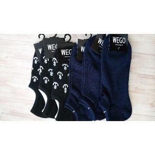 ウィゴー(WEGO)の12【新品】wego メンズ ソックス 6足(ソックス)