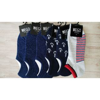 ウィゴー(WEGO)の14【新品】wego メンズ ソックス 6足(ソックス)