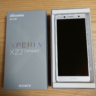 エクスペリア(Xperia)のXperia xz2 compact ホワイトシルバー(スマートフォン本体)