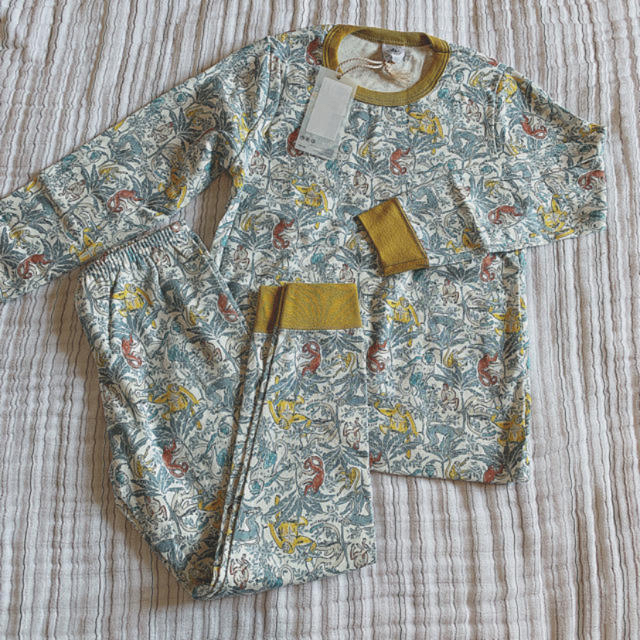 PETIT BATEAU(プチバトー)のプチバトー 19SS 長袖パジャマ 5a キッズ/ベビー/マタニティのキッズ服男の子用(90cm~)(パジャマ)の商品写真