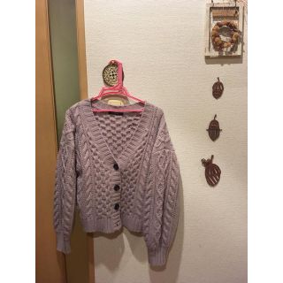 ダブルクローゼット(w closet)の♡カーディガン(カーディガン)