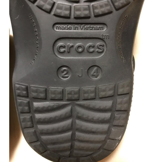crocs(クロックス)のクロックス バヤ 黒 20㎝ キッズ/ベビー/マタニティのキッズ靴/シューズ(15cm~)(サンダル)の商品写真