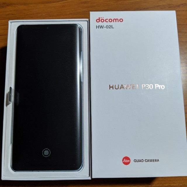 NTTdocomo - ドコモ HUAWEI P30 Pro HW-02L 新品 SIMフリー 一括購入