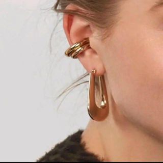 トゥデイフル(TODAYFUL)の2p リングイヤーカフ/ Ring gold earcuff(イヤーカフ)