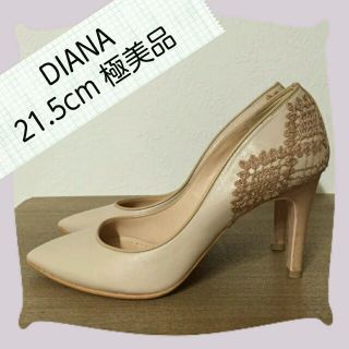 ダイアナ(DIANA)の極美品*ダイアナ*バックレースパンプス(ハイヒール/パンプス)