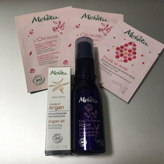 Melvita(メルヴィータ)のMelvita ミスト化粧水&オイルセット コスメ/美容のキット/セット(サンプル/トライアルキット)の商品写真