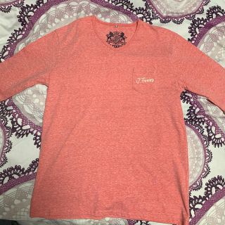 フレッドペリー(FRED PERRY)のFRED PERRY メンズTシャツ  PINK 半袖(シャツ)