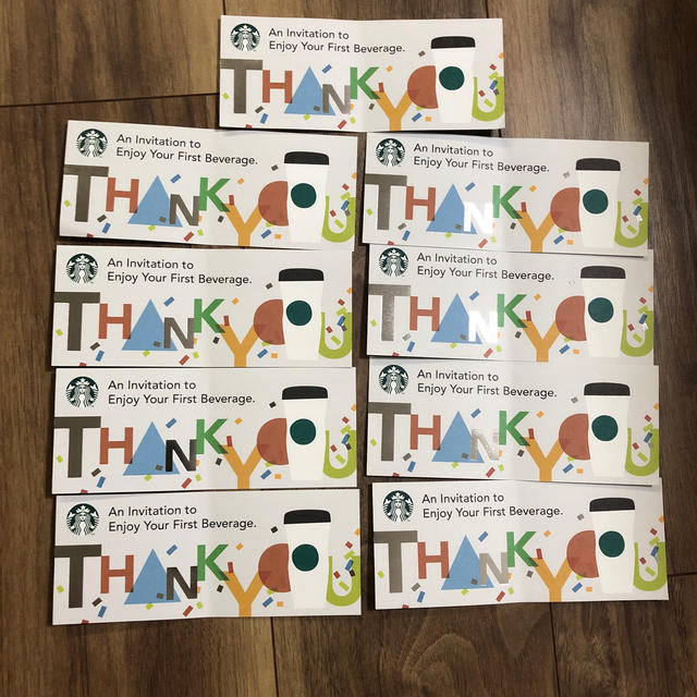 スターバックス☆STARBUCKS COFFEE☆ドリンクチケット 9枚セット