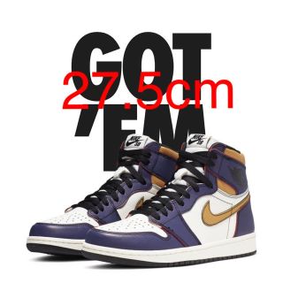 ナイキ(NIKE)のAIR JORDAN 1 RETRO エアジョーダン SB レイカーズ (スニーカー)