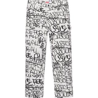 シュプリーム(Supreme)のSupreme CDG Canvas Painter Pant White(ペインターパンツ)