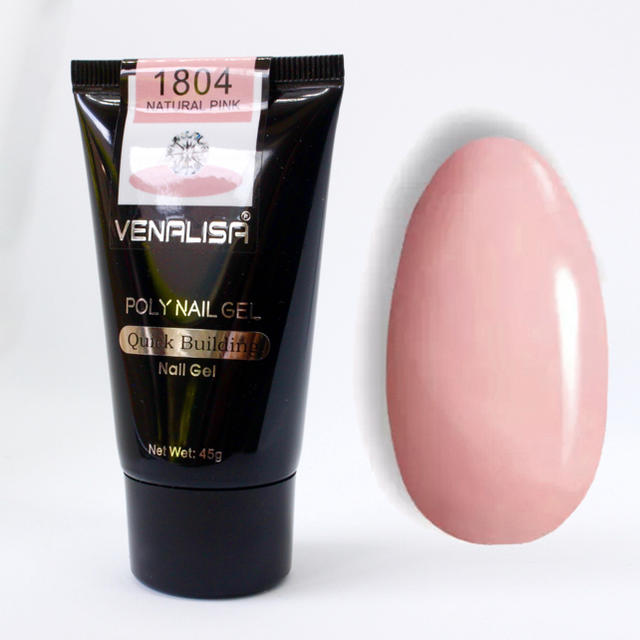 最先端ジェル❣️VENALISA☆高品質ポリジェル 45g ナチュラルピンクの ...