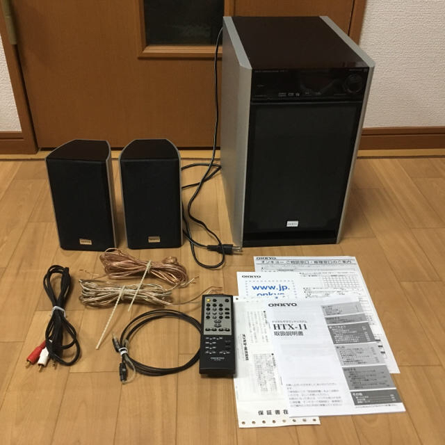 ONKYO(オンキヨー)のONKYO 2.1ch サラウンドシステム HTX-11  おまけ付き スマホ/家電/カメラのオーディオ機器(スピーカー)の商品写真