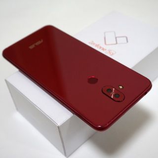 エイスース(ASUS)のSIMフリー ASUS ZenFone5Q ルージュレッド(スマートフォン本体)