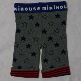 ミキハウス(mikihouse)の【新品未使用品・タグ付き】ミキハウス 星柄8分丈スパッツ(80cm)(パンツ)