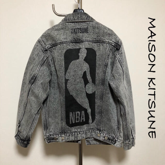 MAISONKITSUNEMAISON KITSUNE × NBA / デニムジャケット / サイズS